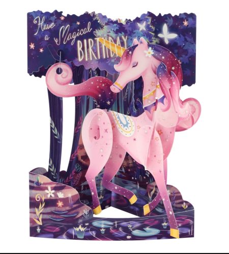 Magical Birthday (Unicorn) - Swing Card