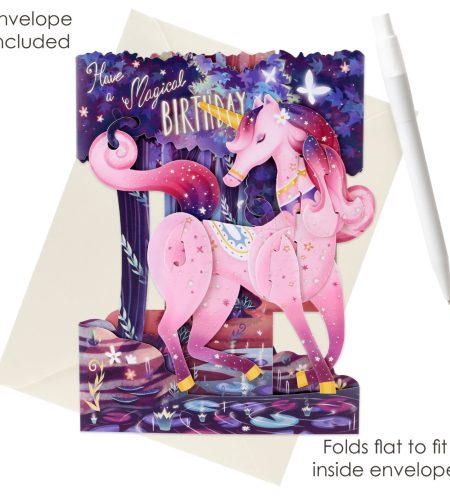 Magical Birthday (Unicorn) - Swing Card - Image 2